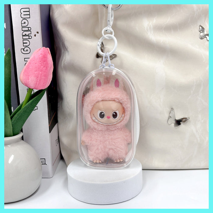 Wholesale Highly transparent vinyl plush pendant