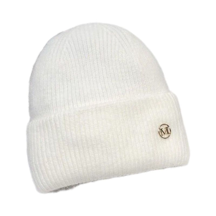 Wholesale Knitted Hat Women's Winter fleece-lined Thickened Warm All-match Knitted Hat Big Head Ear Protection Maternal Moon Hat