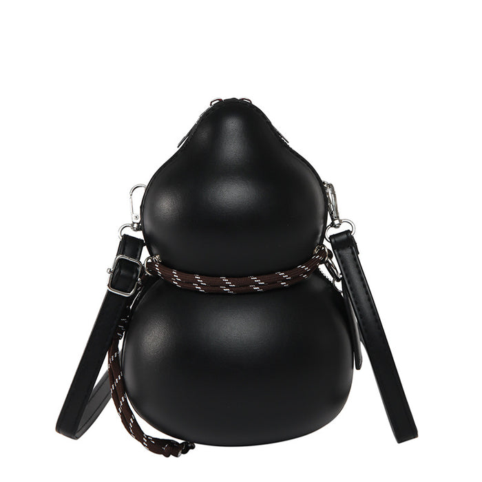 Wholesale Stylish Gourd Shape Small PU Shoulder Bag Fashion Crossbody Bag Everyday Wear Boutique Resale