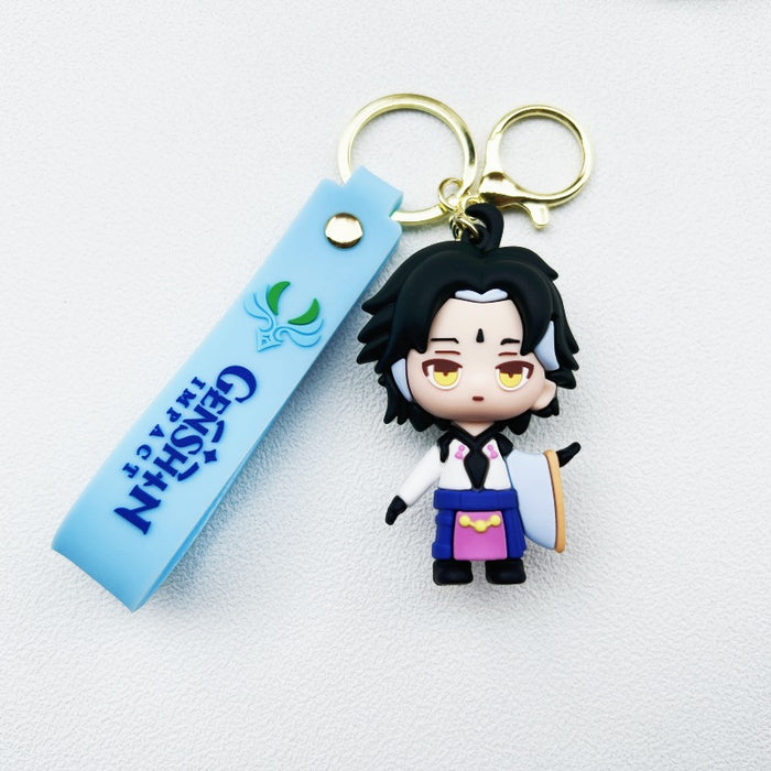 Wholesale Cartoon Doll Silicone Keychains (F) JDC-KC-Chucheng006