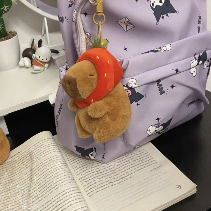 Wholesale Capybara Doll Bag Pendant Schoolbag Student Gift Gift Hanging Cute Plush