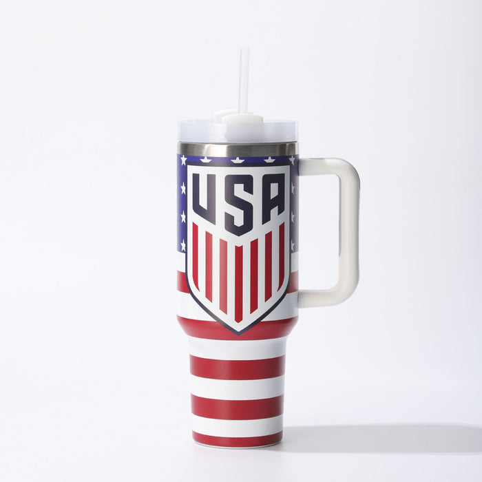 Wholesale 40oz Stainless Steel Car Cup with Football Design MOQ≥2