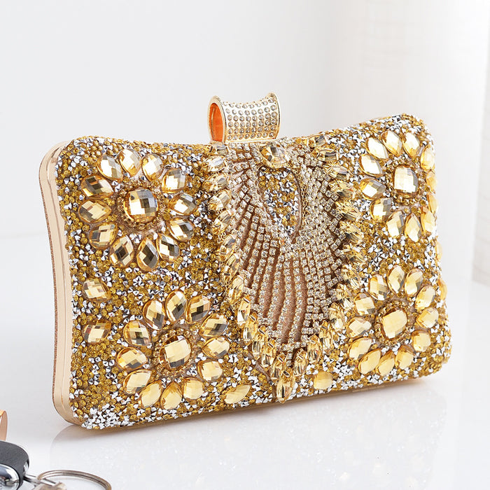 Wholesale Diamond Party Bags Rhinestone Evening Bags Handbags JDC-HB-YiX001