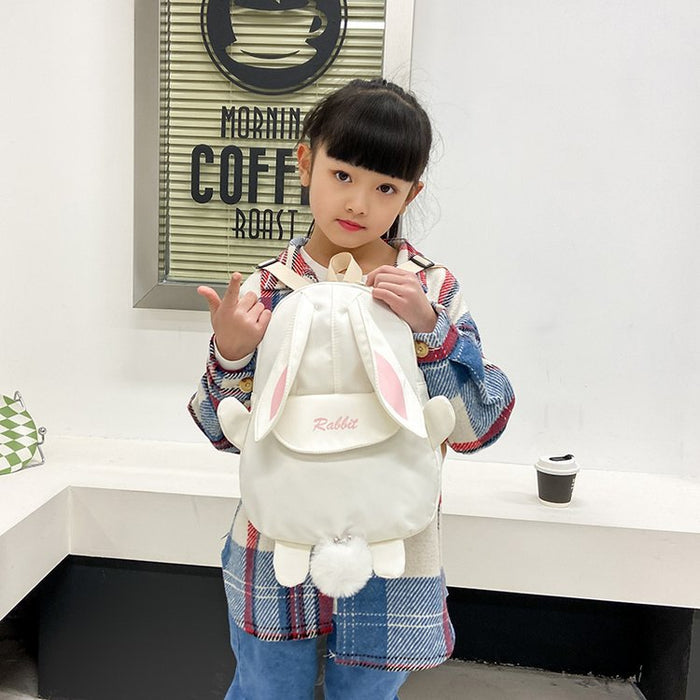 Wholesale College Style Cute Cute Funny Personality Rabbit Ears Soft Girl Student Backpack Pink and Tender Girl Backpack JDC-BP-SS002