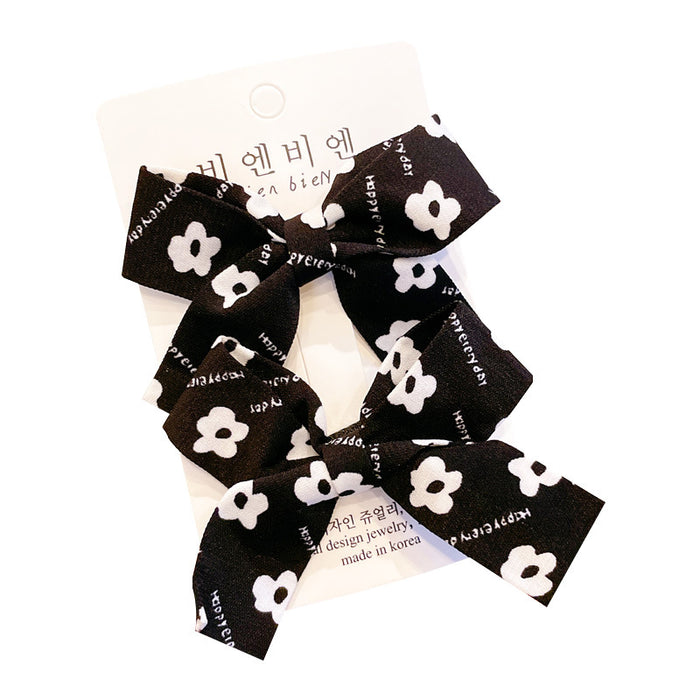 Wholesale Internet Celebrity Milk Curry Color Bear Bow Hairpin