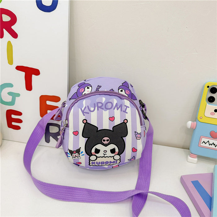Wholesale Children's crossbody bag cartoon cute chest bag for outdoor leisure, lightweight single shoulder coin purse