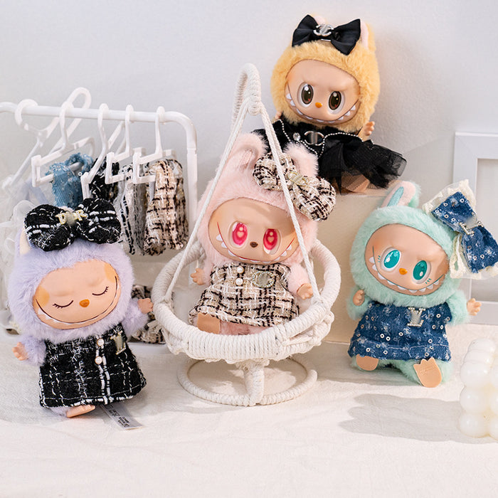 Wholesale Vinyl Blind Box Pendant Sitting Party Cute Clothes