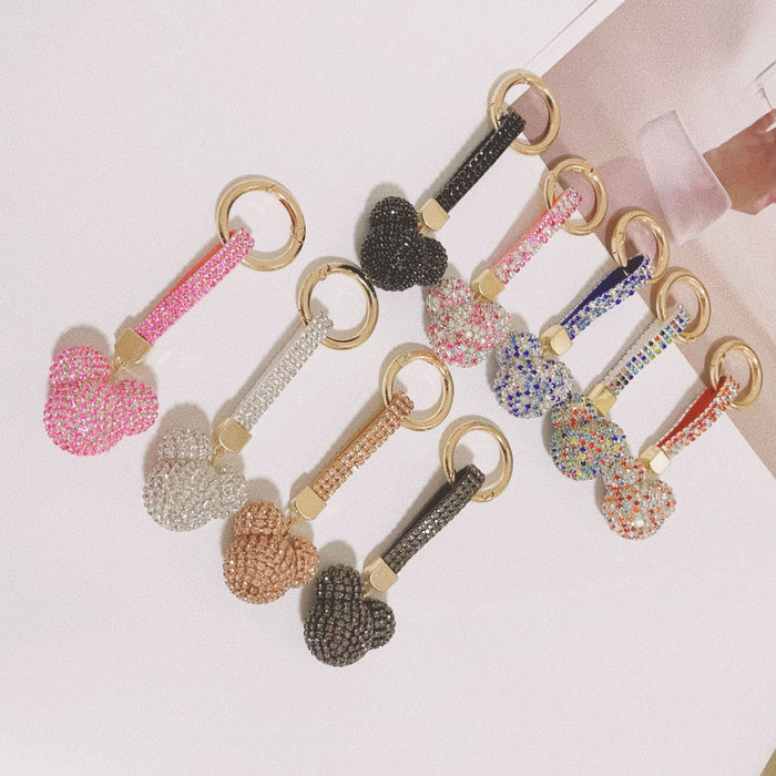 Wholesale Colored Diamond Keychains JDC-KC-LiDu001