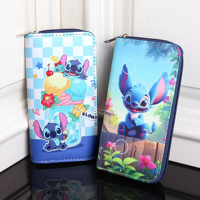 Wholesale Cartoon Cute Storage Bag Men's Women's Boys and Girls Large Capacity Multi-compartment Long Coin Purse