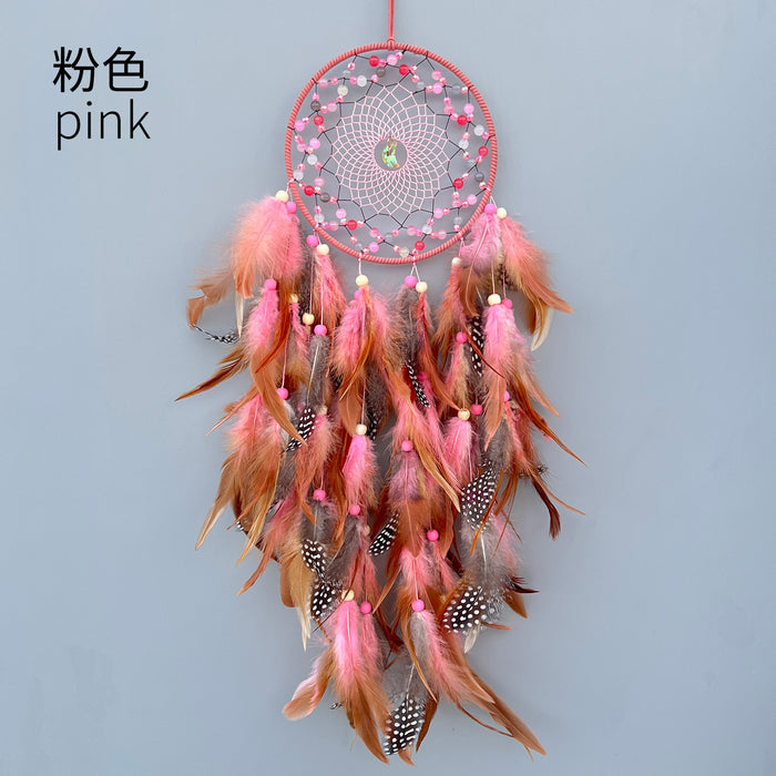 Wholesale Handwoven Dreamcatcher Wall Hanging Home Decor Feather MOQ≥2