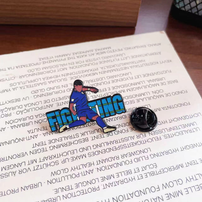 Wholesale Football Metal Badge Brooch