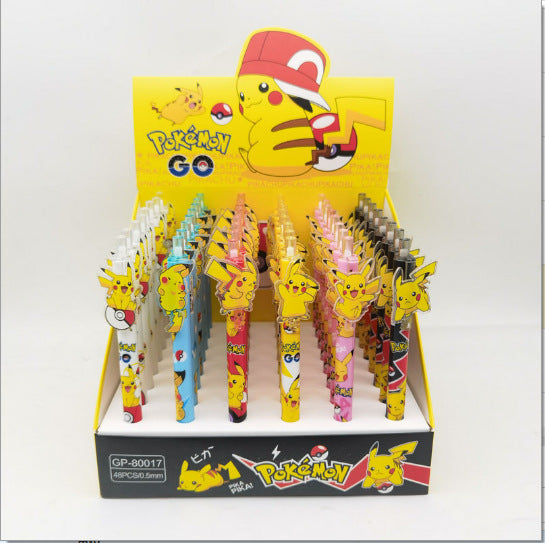 Wholesale Cartoon Patch Press Pen Gel Pen Student Stationery Black