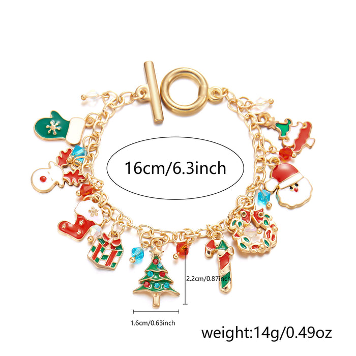 Wholesale Christmas Bracelet European and American Creative Snow  Bell