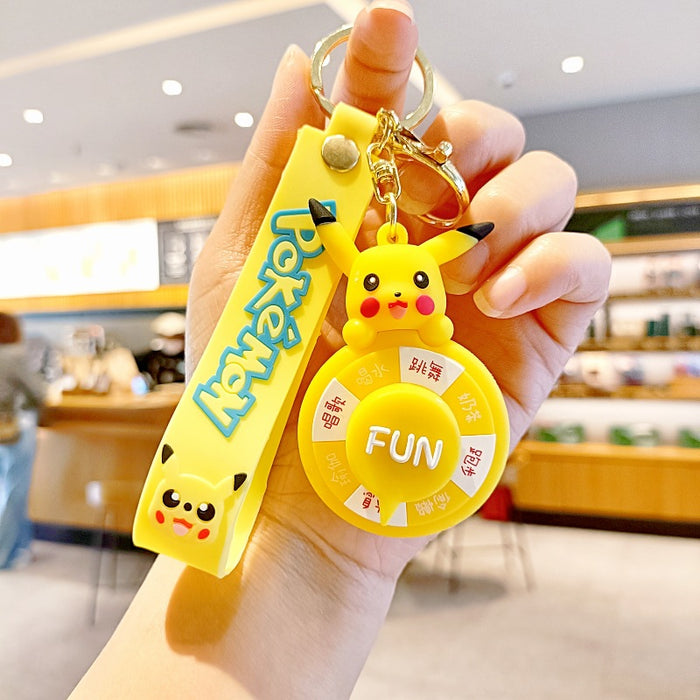 Wholesale Silicone Cartoon Doll Keychain JDC-KC-MingT195