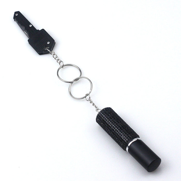 Wholesale Perfume Spray Diamond 2-piece Keychain JDC-KC-ZY033