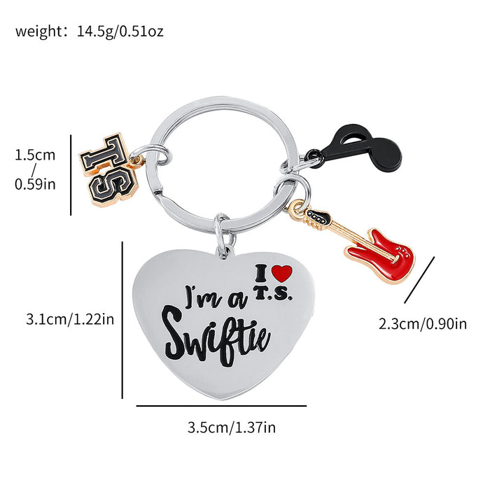 Wholesale Letter Metal Keychain (M) JDC-KC-ShaoH008