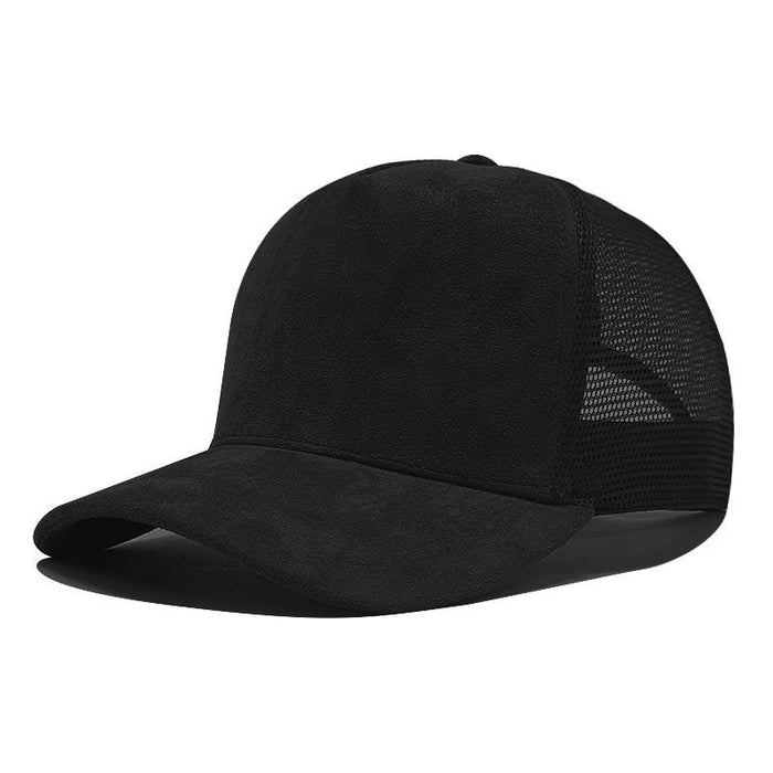 Wholesale High-Quality Chic Style Suede Mesh Trucker Hat Fashion Accessory Gift