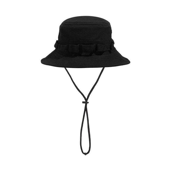 Wholesale Outdoor fishing sun hat, breathable fisherman hat, folding basin hat, drawstring hat