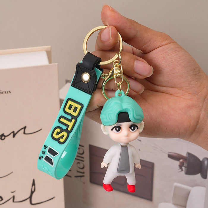 Wholesale Cartoon PVC Member Keychain Charm Bag Accessory MOQ≥2