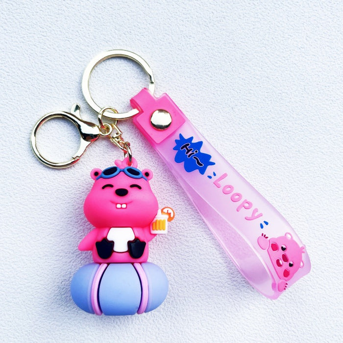 Wholesale PVC Cute Cartoon Doll Keychain JDC-KC-WuYi071