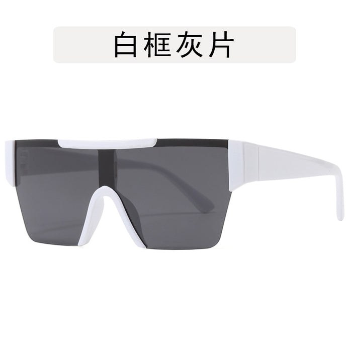 Wholesale Fashion cycling sunglasses, outdoor windproof large frame glasses, street photography, high-end sun shading sunglasses