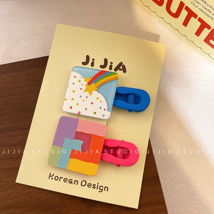 Wholesale hairpin children's cartoon rabbit cute hairpin hair accessories