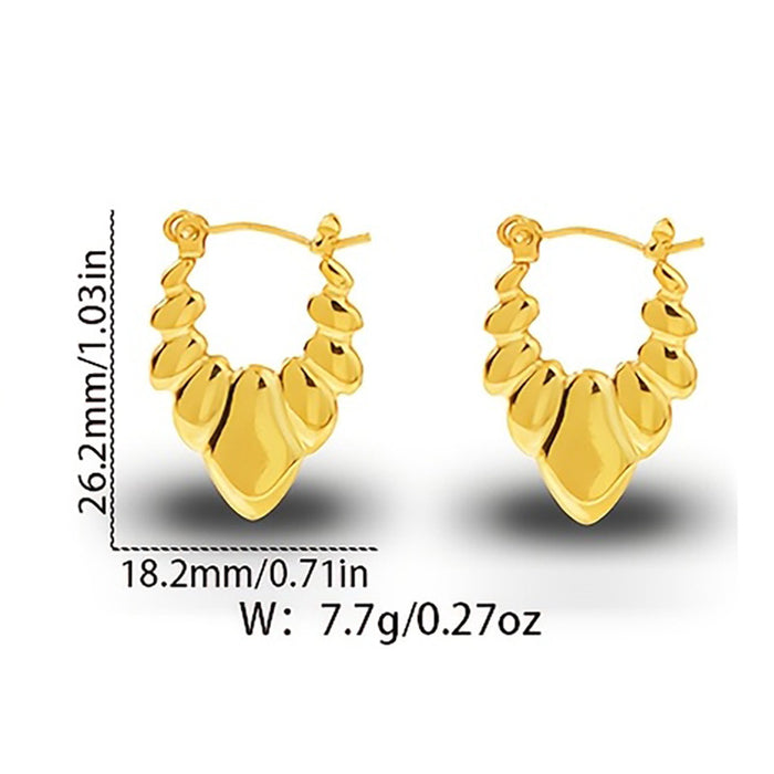 Wholesale Stainless Steel Geometric Earrings Earrings