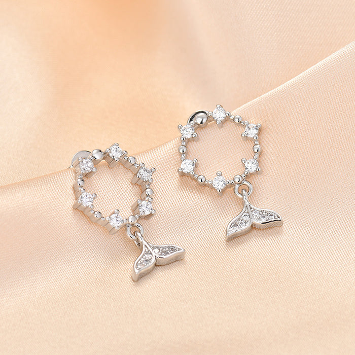 Wholesale High end earrings, fashionable and versatile, simple and niche design earrings