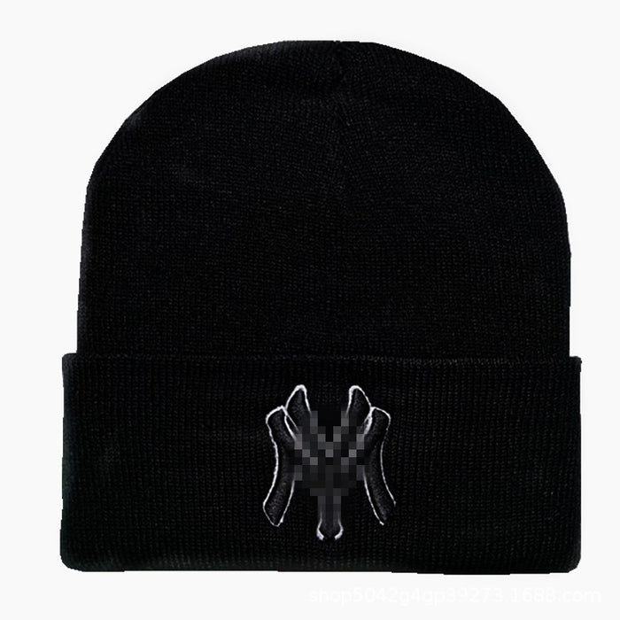 Wholesale embroidery knitted hat wool  winter hat