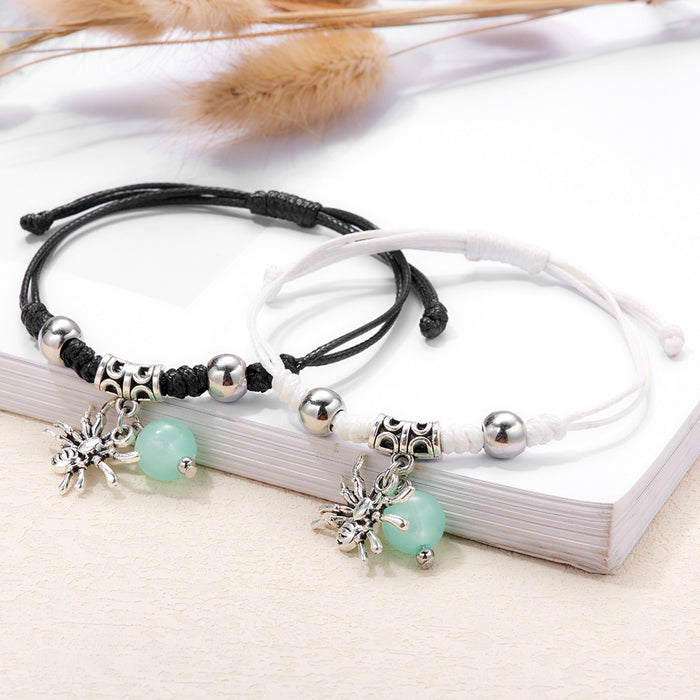 Wholesale   luminous bracelet hand-woven couple bracelet