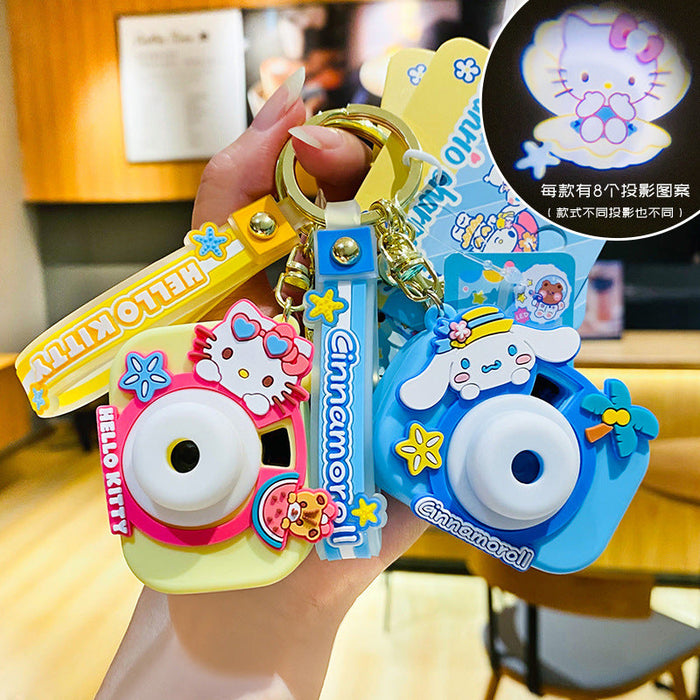 Wholesale Keychains PVC Hardware Cute Cartoon Projection Camera (S) JDC-KC-XingZe001