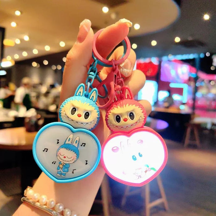 Wholesale Love Sheep Night Light Keychain Pendant