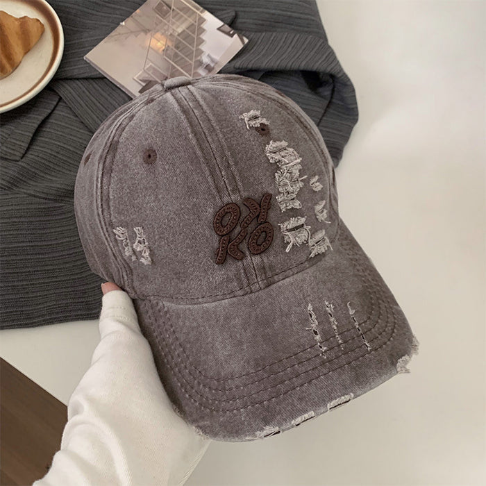 Wholesale Retro Hole Baseball Cap  All-match  Hat