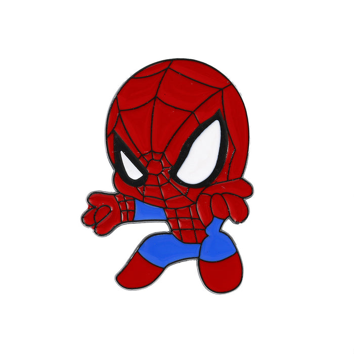 Wholesale Cartoon Metal Brooch Superhero Pin Chic Gift For Fans And Resale