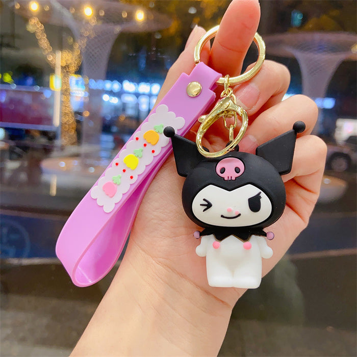 Wholesale Soft Rubber Cute Keychain JDC-KC-YueW001