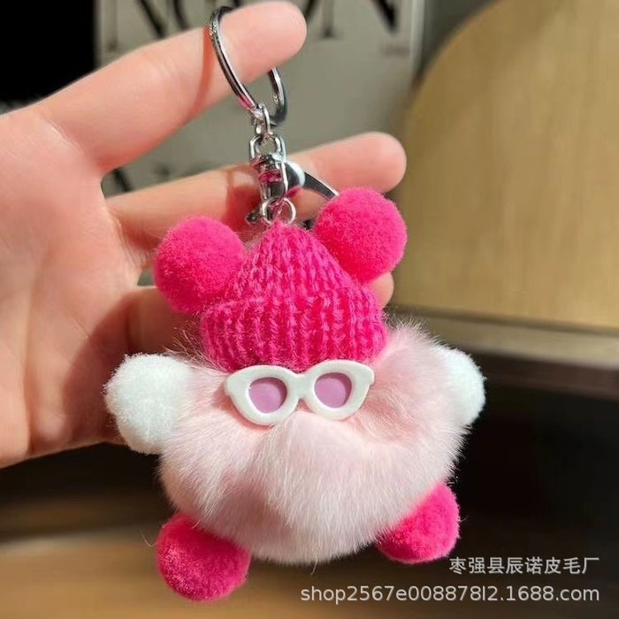 Wholesale  Coal Ball Bag Pendant  Doll Cartoon Car Keychain