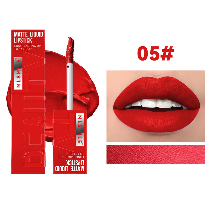 Wholesale Matte matte liquid lipstick, non stick cup velvet lip gloss, lip gloss, lip gloss