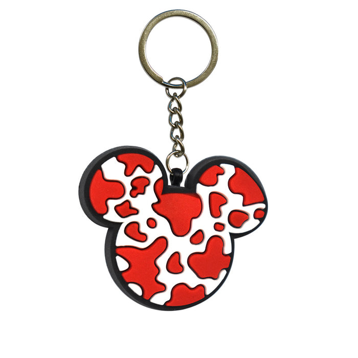 Wholesale Random 100pcs Cartoon Soft Rubber Keychain JDC-KC-RYY015