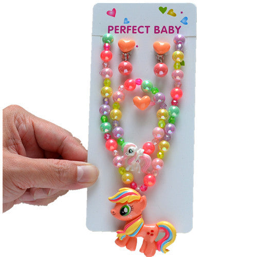 Wholesale Children' s Cartoon Cute Beaded Necklace