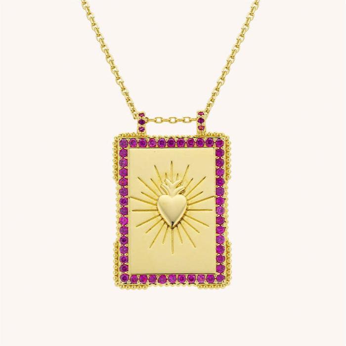 Wholesale Sun,  Moon and Star Elements Large Pendant Choker Necklace