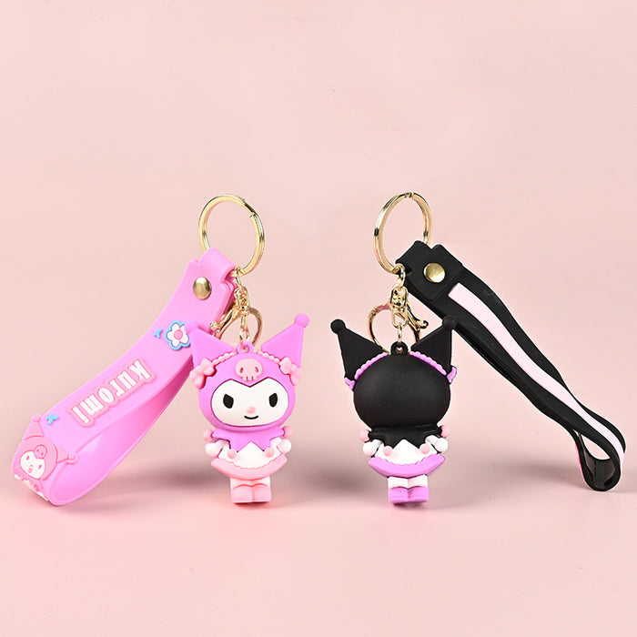 Wholesale Cartoon Cute PVC Soft Keychain Pendant Fashion Accessory Gift MOQ≥10