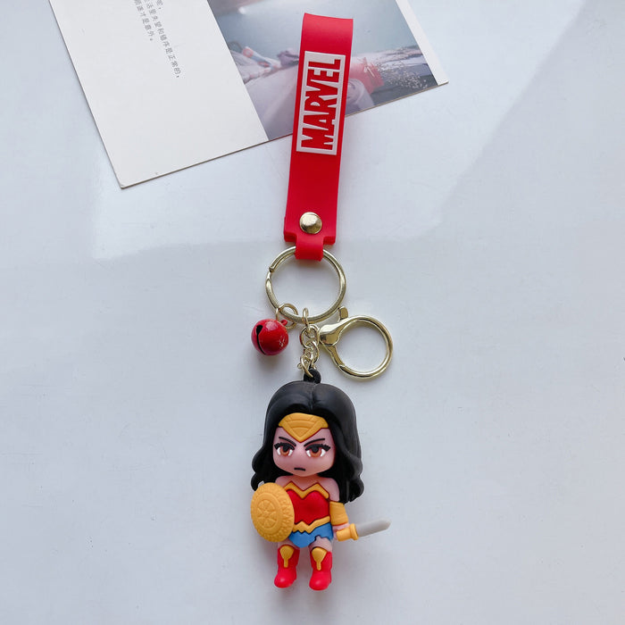 Wholesale Cartoon Doll Silicone Keychain JDC-KC-JuShu041