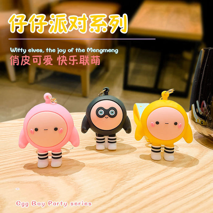 Wholesale Cartoon Bag Party Keychain Pendant Doll Car Keychain