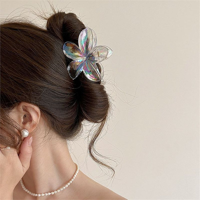 Wholesale flower high ponytail Hair Clips