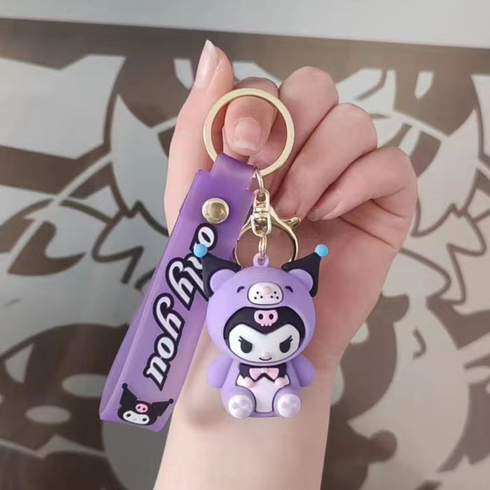 Wholesale Cartoon Silicone Doll Keychain JDC-KC-HaoXi020