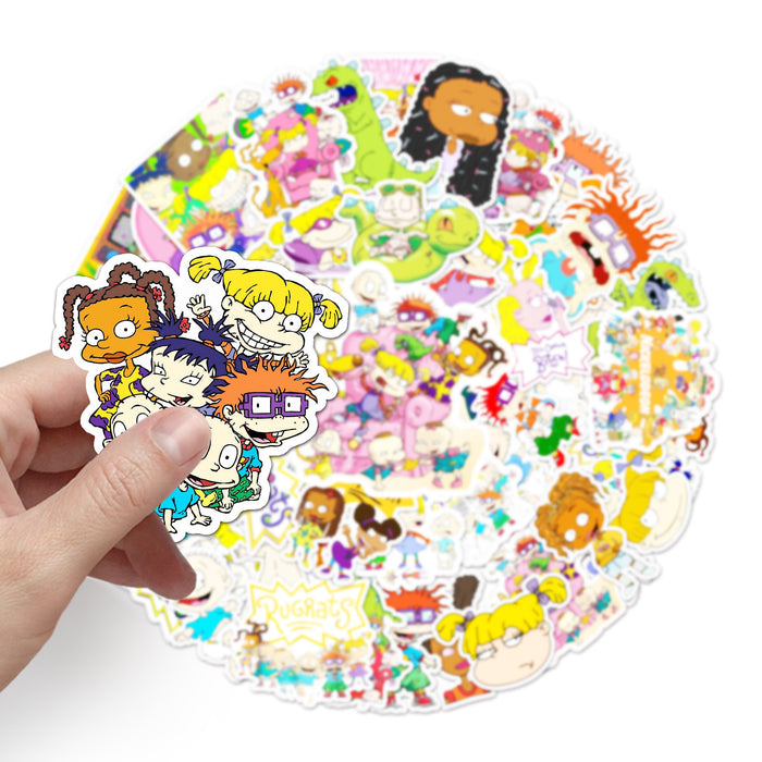 Wholesale 50pcs cartoon animation skateboard luggage sticker