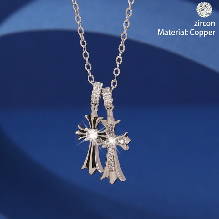 Wholesale Cross Series Copper Pendant Necklace