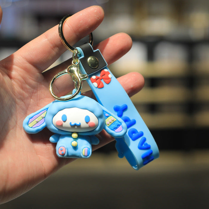 Wholesale Pink Cartoon Keychain JDC-KC-NiuTe001