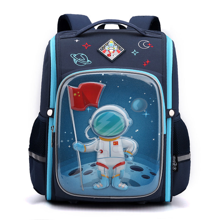 Wholesale Oxford Cloth Cartoon Lightweight Spine Protection Children's Backpack JDC-BP-YuanDuo097