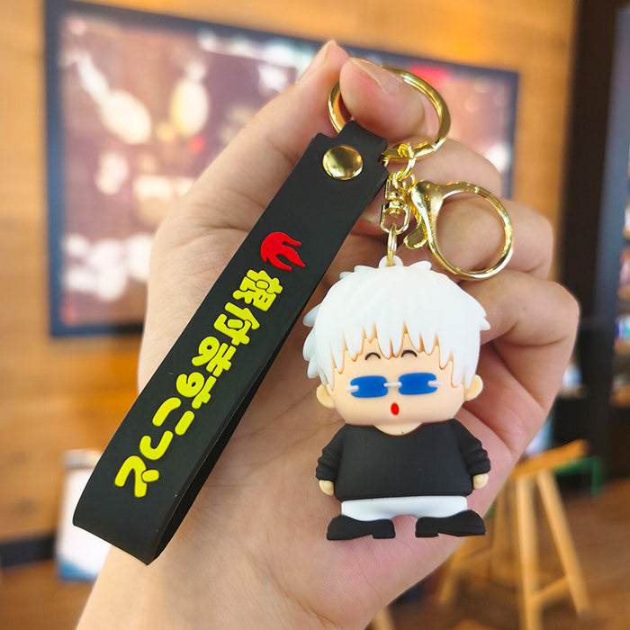 Wholesale Cartoon Doll Silicone Keychain JDC-KC-Tingm258